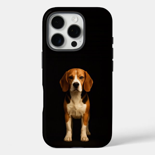 Black 4 Luxe iPhone 16 Pro, Kind Beagle Case-Mate iPhone Case (Back)