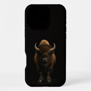 Black 4 Luxe iPhone 16 Pro Max, American Bison Max Case