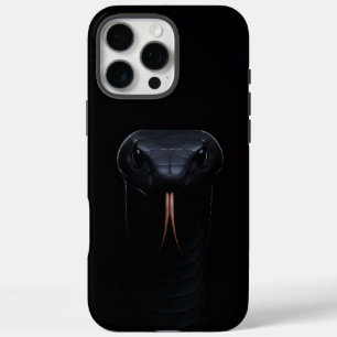 Black 4 Luxe iPhone 16 Pro Max Case, Black Mamba Case
