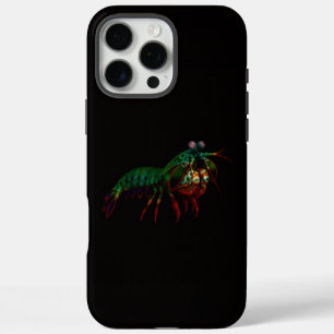 Black 4 Luxe iPhone 16 Pro Max, Mantis Shrimp iPhone 16 Pro Max Case
