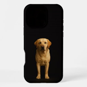 Black 4 Luxe iPhone 16 Pro Max Minimalist Labrador Case