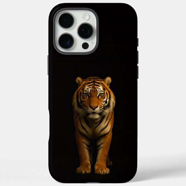 Black 4 Luxe iPhone 16 Pro Max, Noble Tiger Case-Mate iPhone Case (Back)