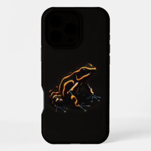 Black 4 Luxe iPhone 16 Pro Max, Orange Black Frog Max Case