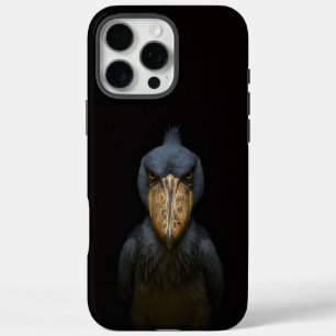 Black 4 Luxe iPhone 16 Pro Max, Shoebill Bird Max Case
