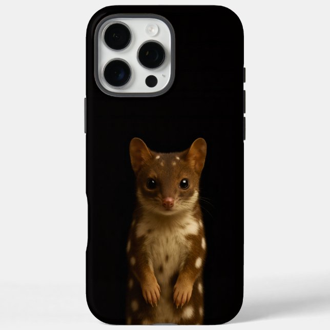 Black 4 Luxe iPhone 16 Pro Max, Sweet Quoll Case-Mate iPhone Case (Back)