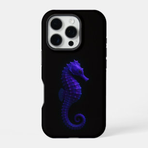 Black 4 Luxe iPhone 16 Pro, Violet Seahorse Pro Case