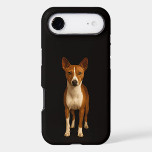 Black 4 Luxe iPhone 17 Air, Classy Basenji Dog