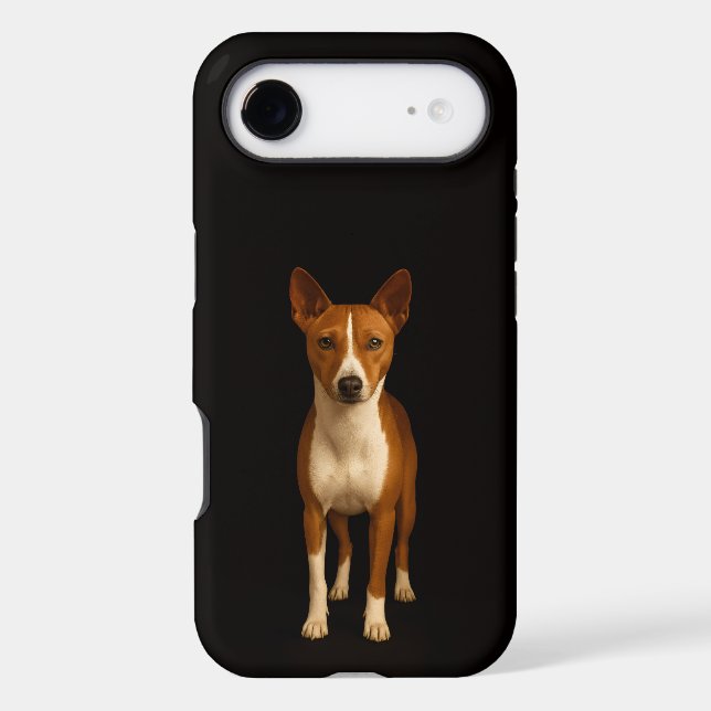 Black 4 Luxe iPhone 17 Air, Classy Basenji Dog (Back)