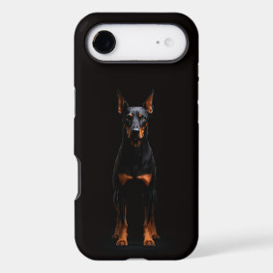 Black 4 Luxe iPhone 17 Air, Guardian Doberman Dog