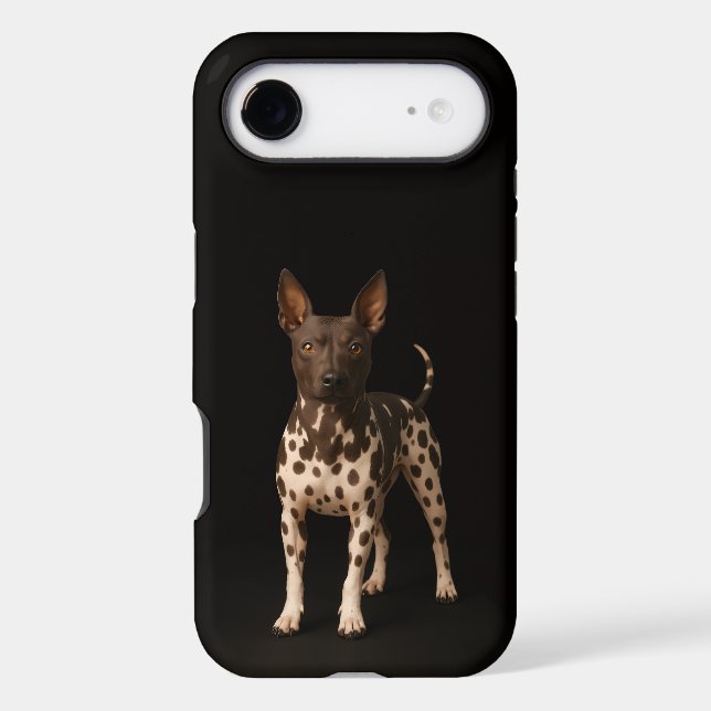 Black 4 Luxe iPhone 17 Air, Hairless Terrier Dog (Back)