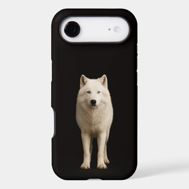 Black 4 Luxe iPhone 17 Air, Ivory Arctic Wolf (Back)