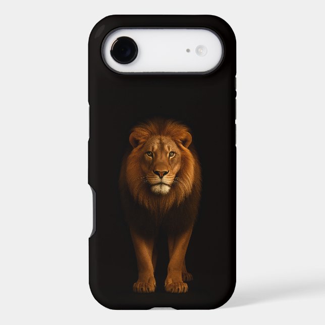 Black 4 Luxe iPhone 17 Air, Majestic Lion (Back)