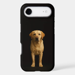Black 4 Luxe iPhone 17 Air, Minimalist Labrador
