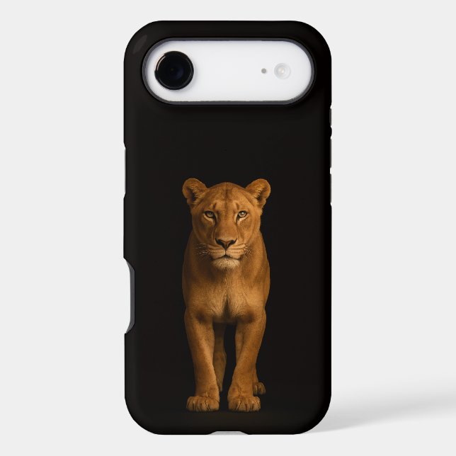 Black 4 Luxe iPhone 17 Air, Noble Lioness (Back)