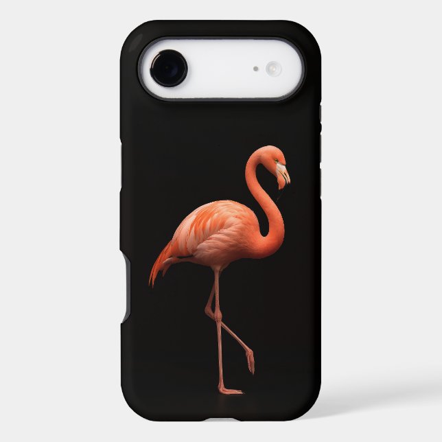 Black 4 Luxe iPhone 17 Air, Pink Flamingo (Back)