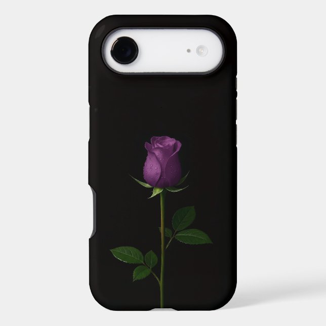 Black 4 Luxe iPhone 17 Air, Royal Violet Rose (Back)