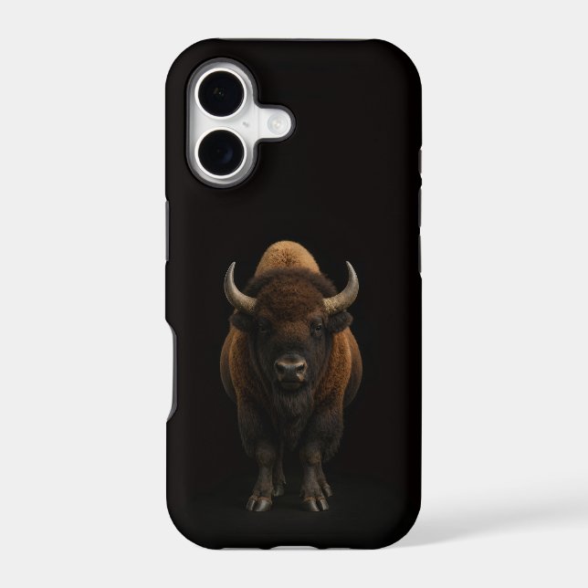 Black 4 Luxe iPhone 17 Mate, American Bison (Back)