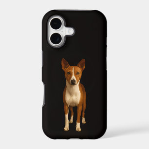 Black 4 Luxe iPhone 17 Mate, Classy Basenji Dog
