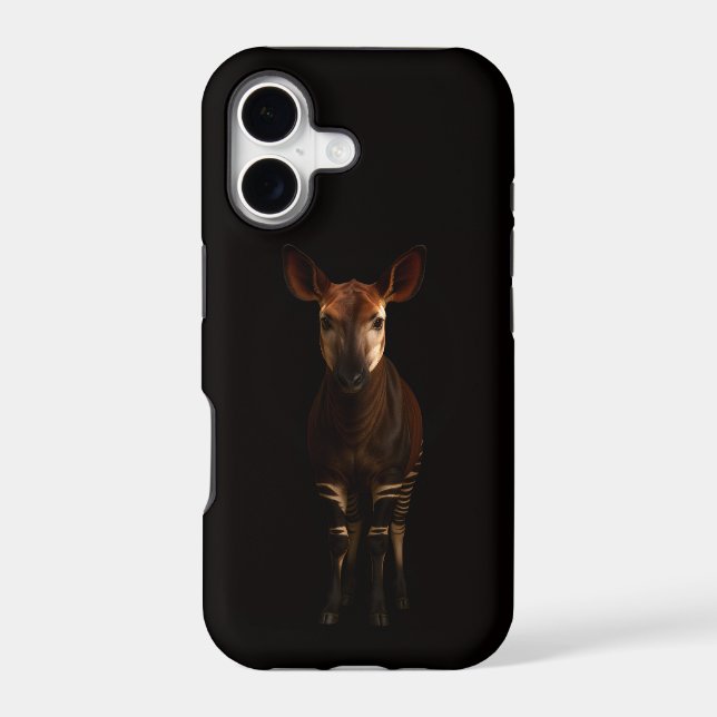 Black 4 Luxe iPhone 17 Mate, Forest Okapi (Back)