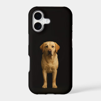 Black 4 Luxe iPhone 17 Mate, Minimalist Labrador