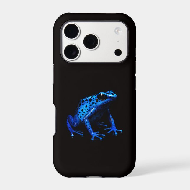 Black 4 Luxe iPhone 17 Pro, Blue Electric Frog (Back)