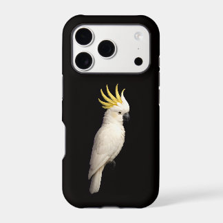 Black 4 Luxe iPhone 17 Pro, Crested Cockatoo 