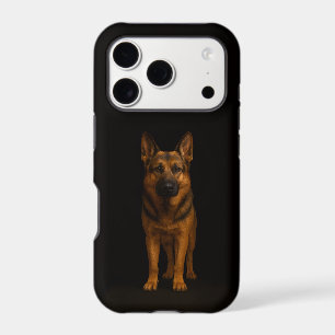Black 4 Luxe iPhone 17 Pro, German Shepherd Dog