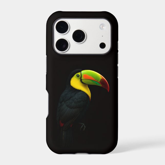 Black 4 Luxe iPhone 17 Pro, Keel Billed Tucan (Back)
