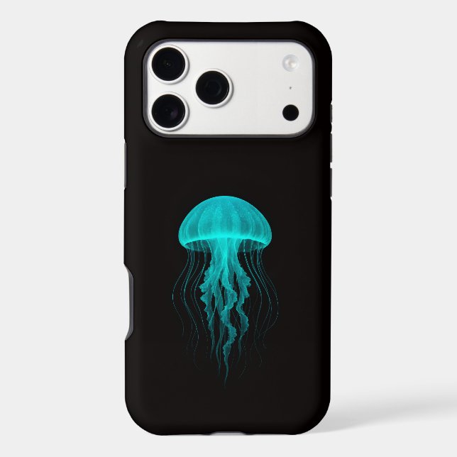 Black 4 Luxe iPhone 17 Pro Max Aqua Glow Fish (Back)