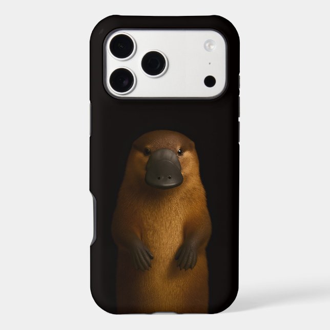 Black 4 Luxe iPhone 17 Pro Max, Elegant Platypus (Back)