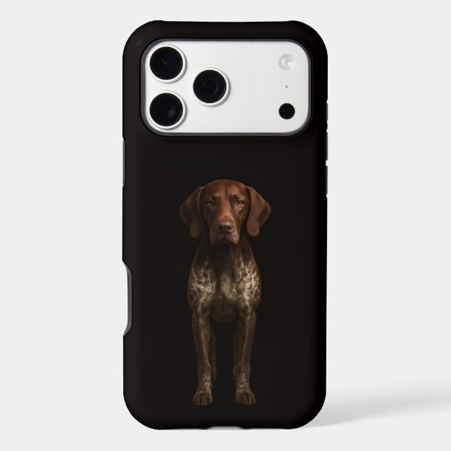 Black 4 Luxe iPhone 17 Pro Max, German Pointer (Back)