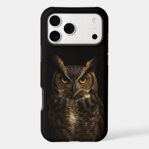Black 4 Luxe iPhone 17 Pro Max Golden Eyed Owl