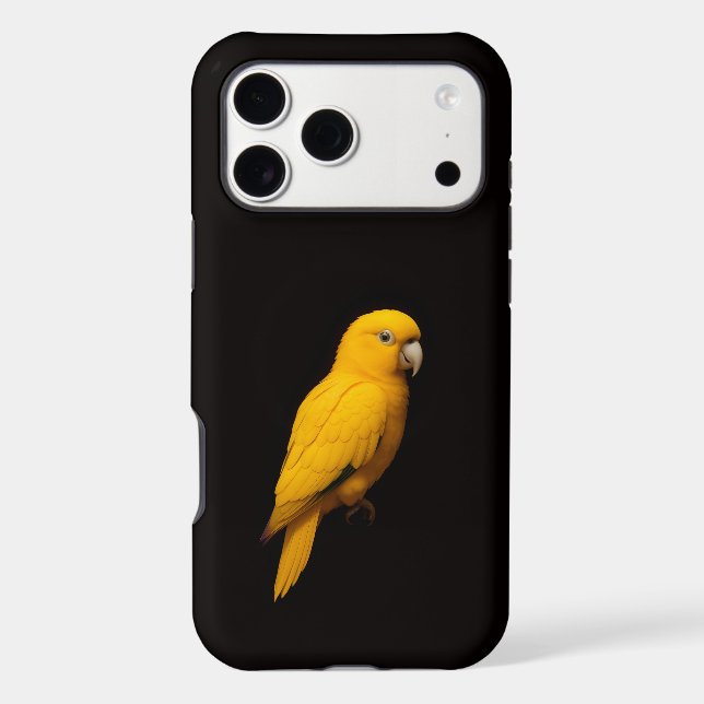 Black 4 Luxe iPhone 17 Pro Max Golden Parakeet (Back)