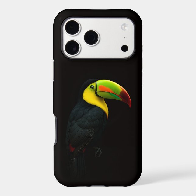 Black 4 Luxe iPhone 17 Pro Max Keel Billed Tucan (Back)
