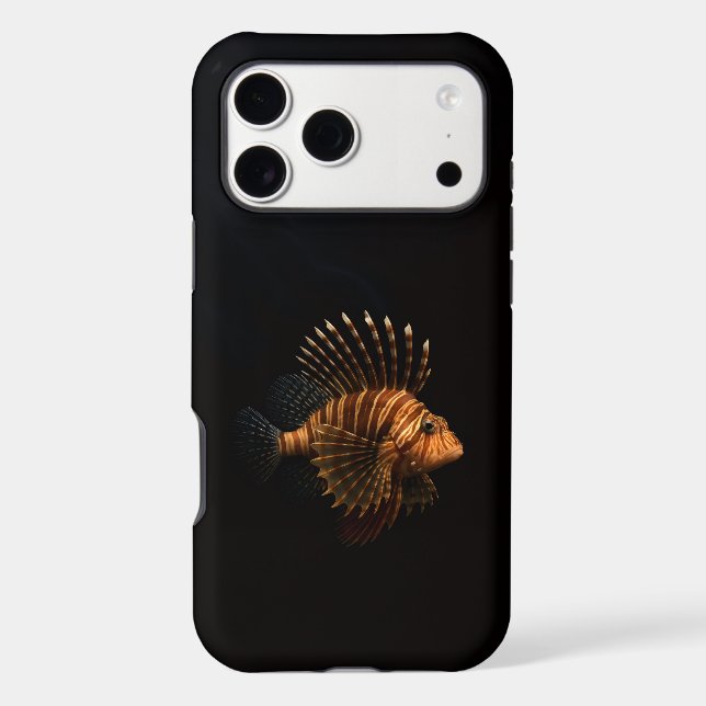 Black 4 Luxe iPhone 17 Pro Max Red Lionfish (Back)