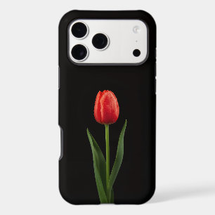 Black 4 Luxe iPhone 17 Pro Max, Ruby Red Tulip