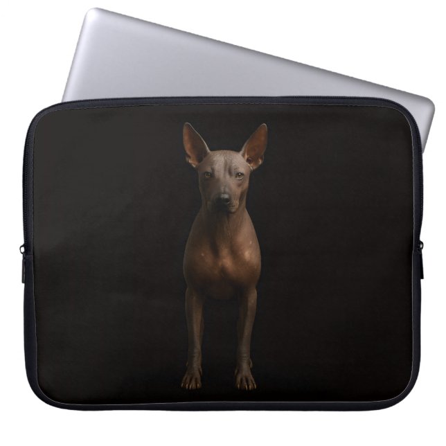 Black 4 Luxe Laptop Sleeve, Argentina Pila Dog Laptop Sleeve (Front)