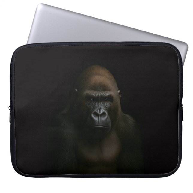 Black 4 Luxe Laptop Sleeve, Gorilla Sleeve (Front)