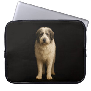 Black 4 Luxe Laptop Sleeve, Mioritic Shepherd Sleeve