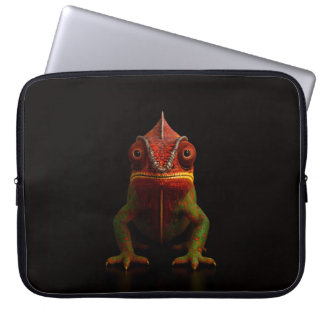 Black 4 Luxe Laptop Sleeve, Panther Chameleon Sleeve