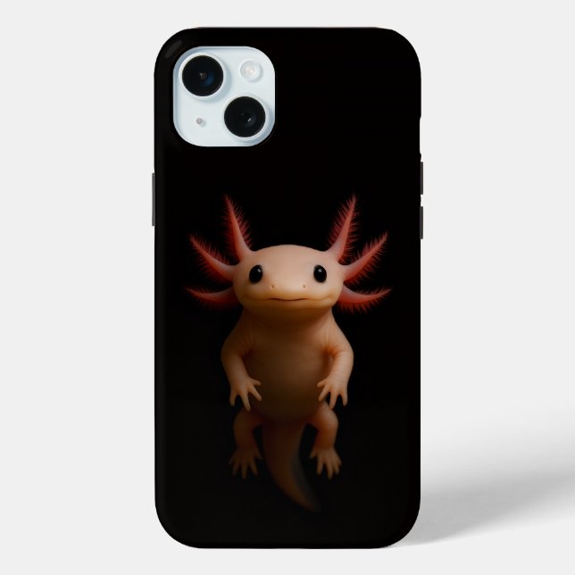 Black 4 Luxe, Mexican Axolotl Case-Mate iPhone Case (Back)