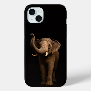 Black 4 Luxe, Mighty Elephant iPhone 15 Plus iPhone 15 Mini Case