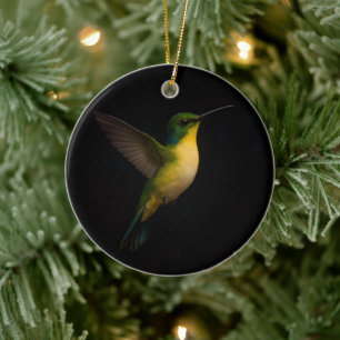 Black 4 Luxe Ornament with Flying Bird