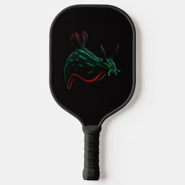 Black 4 Luxe Pickleball Paddle, Neon Sea Slug Paddle (Back)