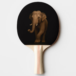 Black 4 Luxe ping pong paddle, Indian Elephant Paddle