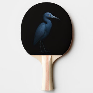 Black 4 Luxe ping pong paddle, Little Blue Heron Paddle