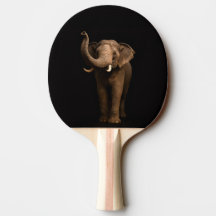 Black 4 Luxe ping pong paddle, Mighty Elephant