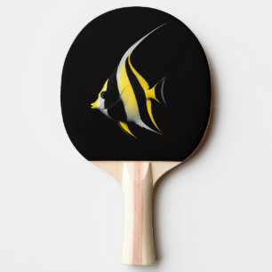 Black 4 Luxe ping pong paddle, Moorish Idol Paddle