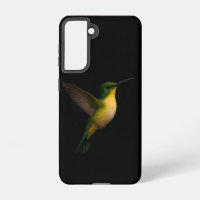 Black 4 Luxe Samsung Galaxy S21 Case, Flying Bird
