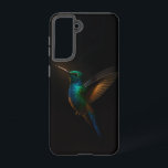Black 4 Luxe Samsung Galaxy S21 Case, Flying Bird Samsung Galaxy Case<br><div class="desc">Add a touch of refined artistry to your everyday tech with our Black 4 Luxe Samsung Galaxy S21 Case featuring a Blue-Golden Hummingbird in motion. Designed with meticulous attention to detail, this elegant artwork captures a luminous bird with deep blue feathers and radiant golden highlights, gracefully hovering against a rich...</div>